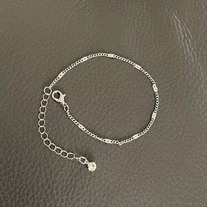Elegant Silver plated Chain Bracelet or anklet